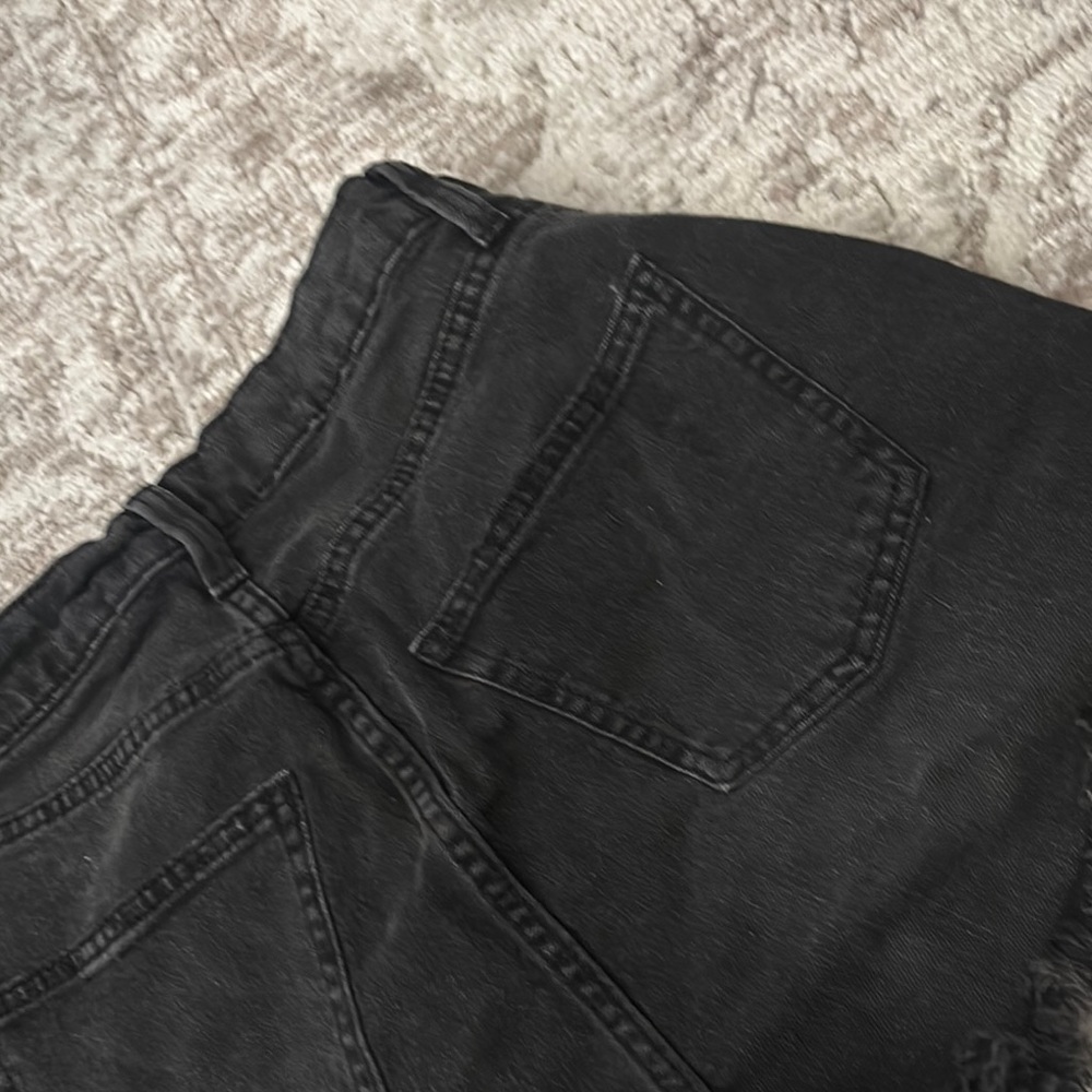 WILD FABLE Stylish Black Distressed Women Shorts - Picture 9 of 12